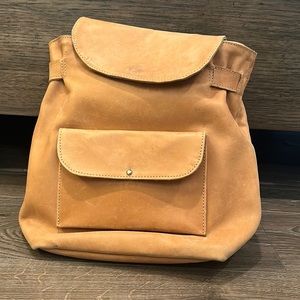 Noonday leather backpack